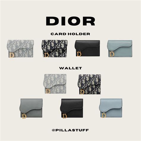 saddle card holder dior price